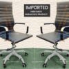 Imported chair for home and office single structure leather