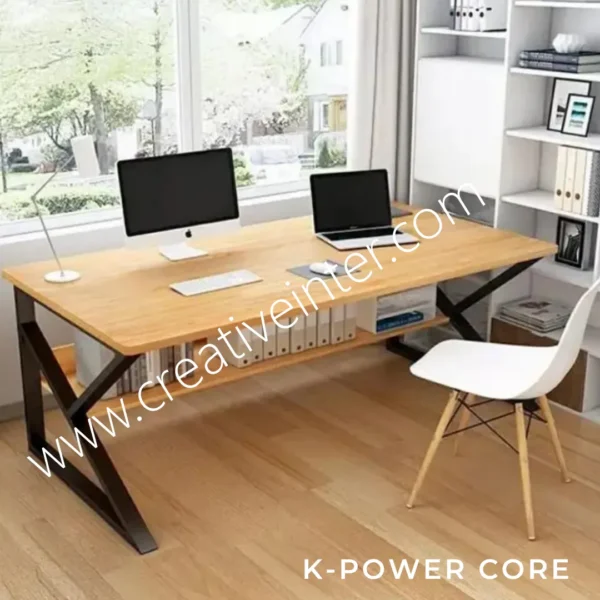 Intel Study Table K-POWER CORE black computer study table – CreativeInter Furniture