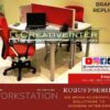 Robust series modern office workstation table